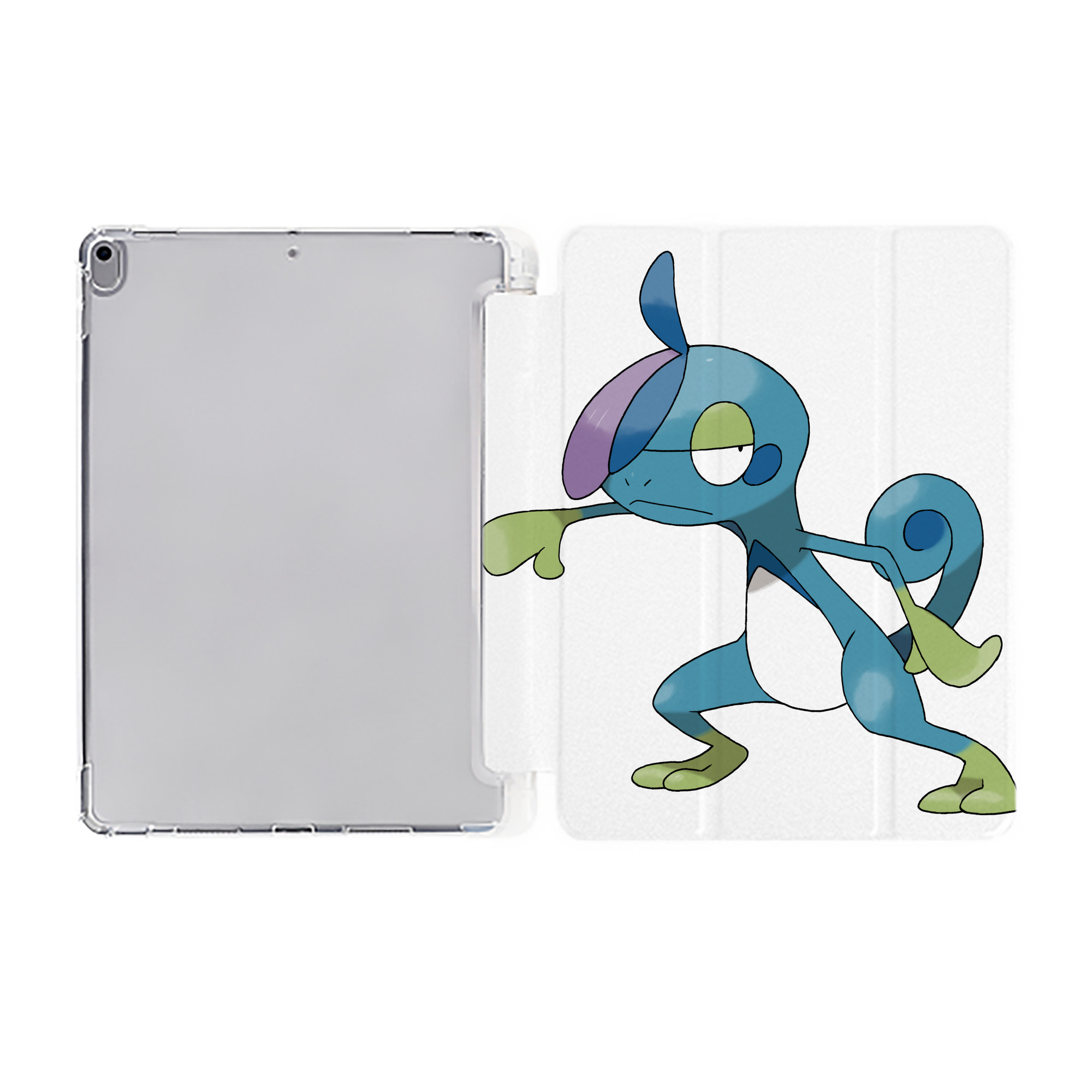 （画像用） ポケットモンスター Pokémon IPad ケース ペン収納付き 三つ折りスタンド PUレザー×シリコン 対応機種9.5/10.5/10.9インチ